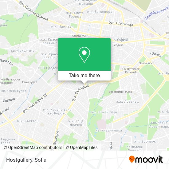 Карта Hostgallery