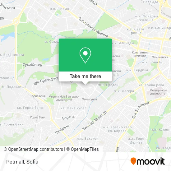 Карта Petmall