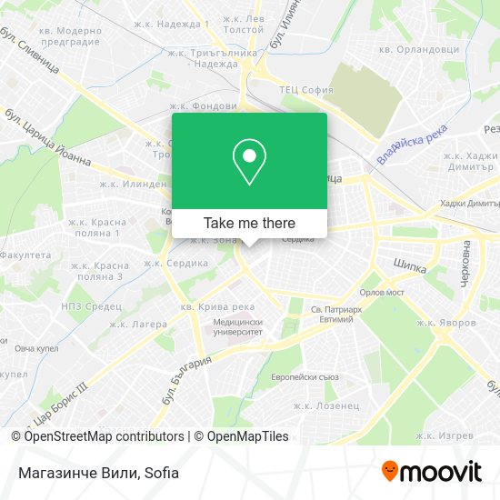 Магазинче Вили map