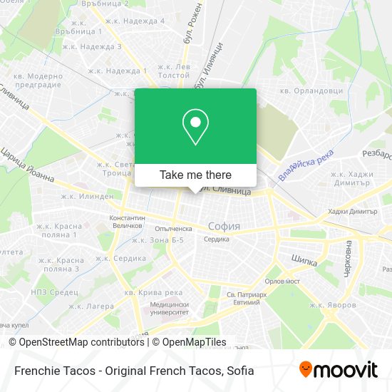 Карта Frenchie Tacos - Original French Tacos