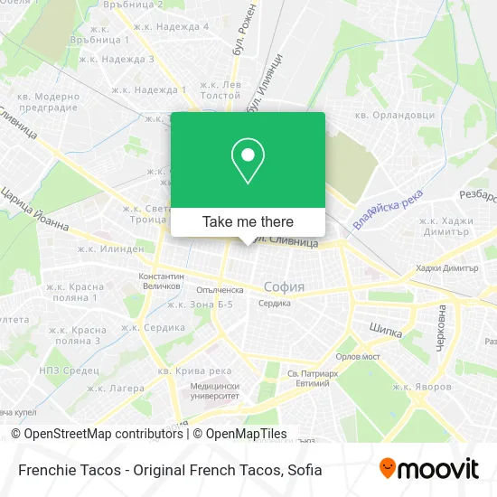 Карта Frenchie Tacos - Original French Tacos