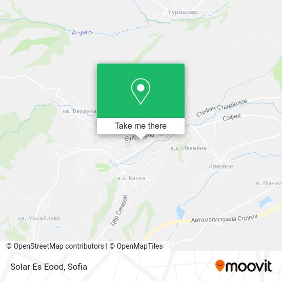 Карта Solar Es Eood