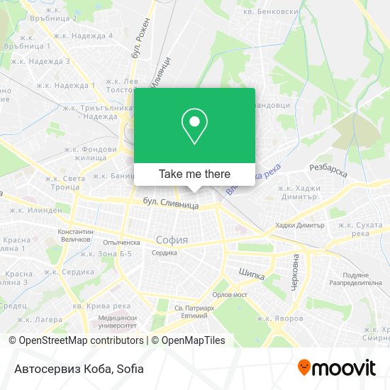 Карта Автосервиз Коба