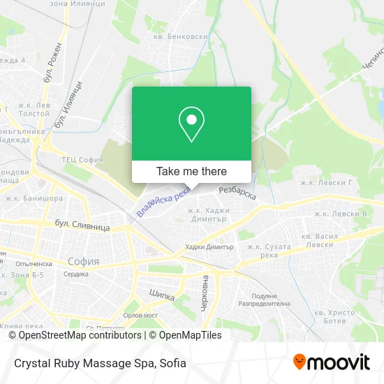 Карта Crystal Ruby Massage Spa