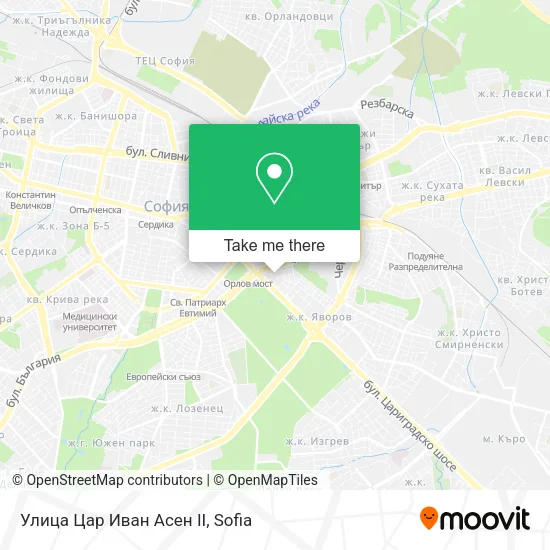 Карта Улица Цар Иван Асен II