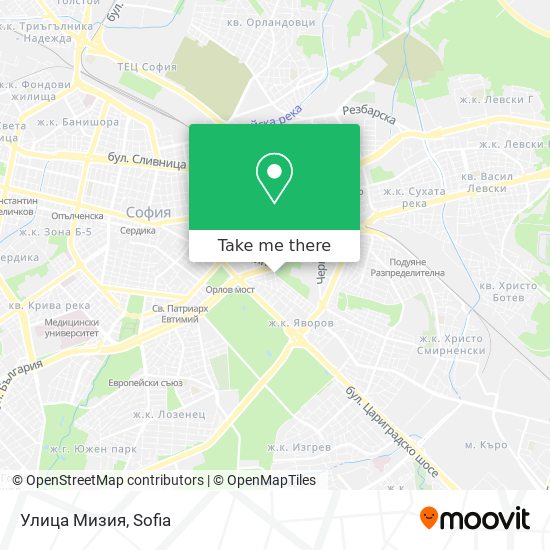 Улица Мизия map