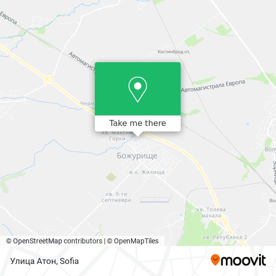 Улица Атон map