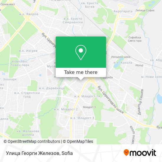Улица Георги Железов map