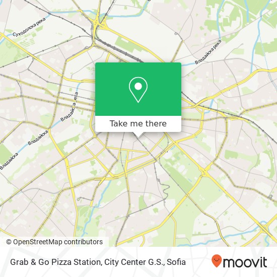 Grab & Go Pizza Station, City Center G.S. map
