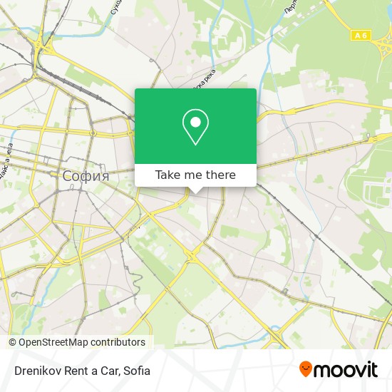 Drenikov Rent a Car map