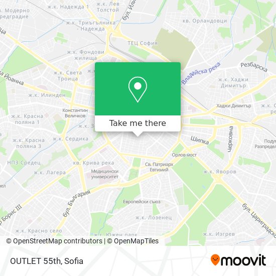 OUTLET 55th map