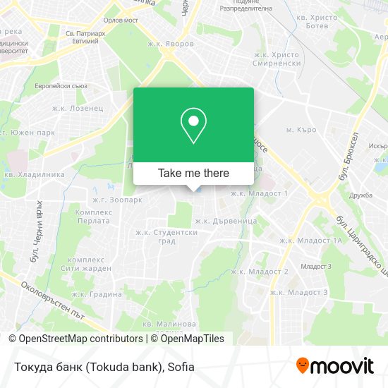 Карта Токуда банк (Tokuda bank)