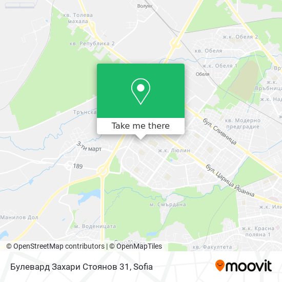 Карта Булевард Захари Стоянов 31