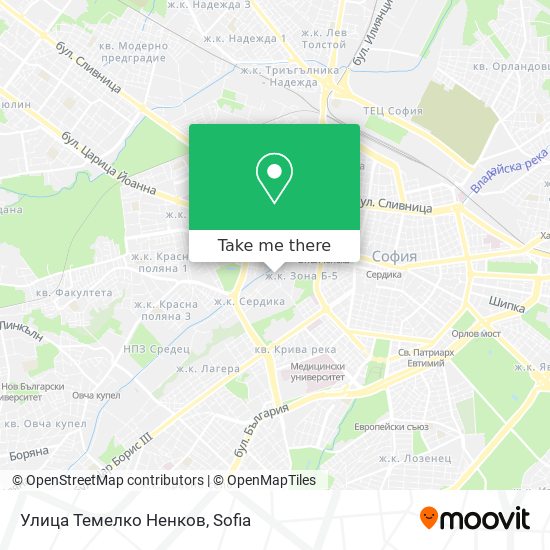 Улица Темелко Ненков map