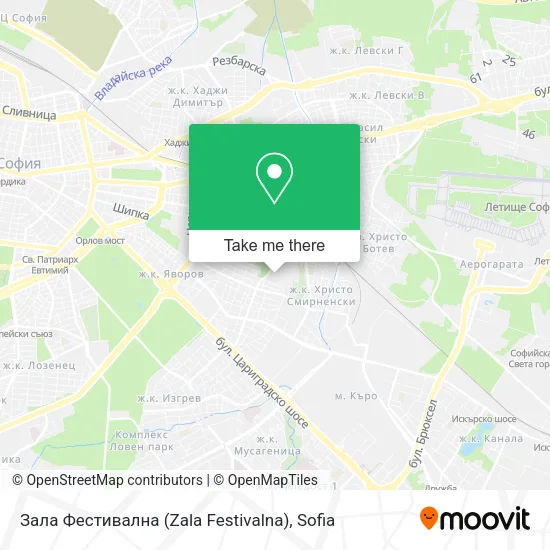 Карта Зала Фестивална (Zala Festivalna)
