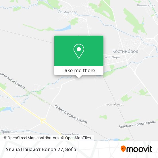 Улица Панайот Волов 27 map