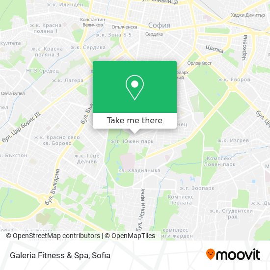 Galeria Fitness & Spa map