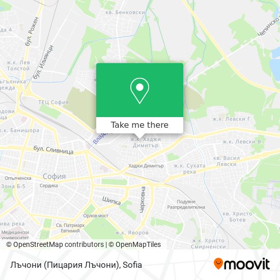 Лъчони (Пицария Лъчони) map