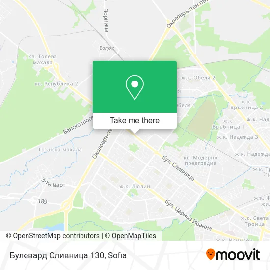 Карта Булевард Сливница 130