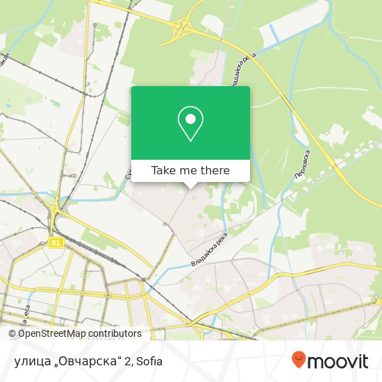 Карта улица „Овчарска“ 2