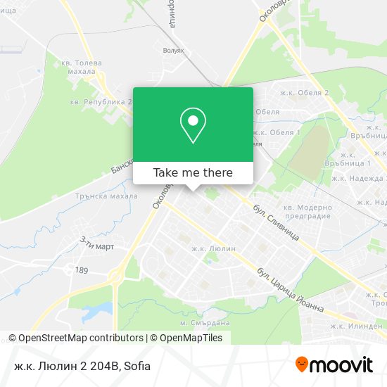 ж.к. Люлин 2 204В map