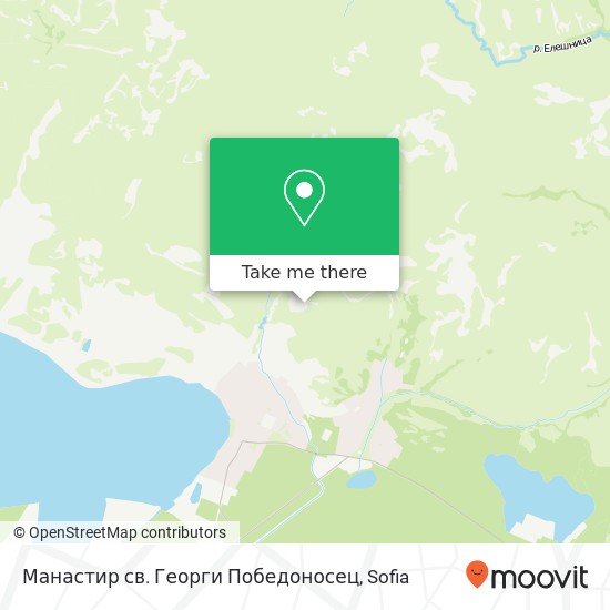 Манастир св. Георги Победоносец map