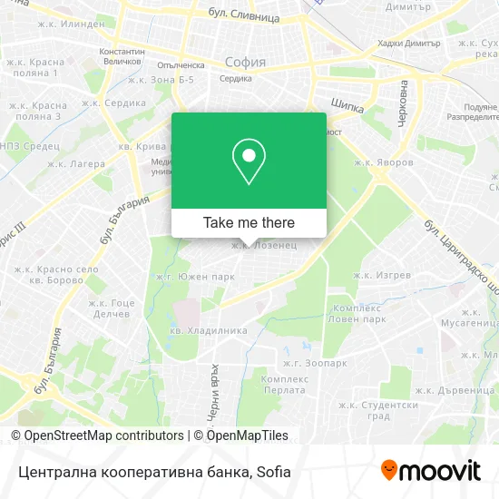 Карта Централна кооперативна банка