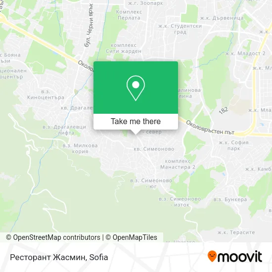 Карта Ресторант Жасмин