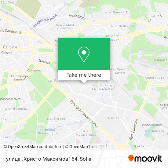 улица „Христо Максимов“ 64 map
