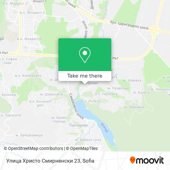 Улица Христо Смирненски 23 map
