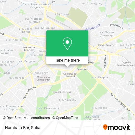 Карта Hambara Bar