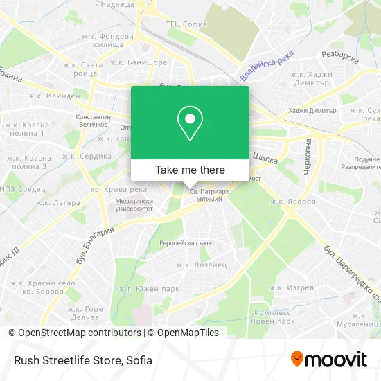 Карта Rush Streetlife Store