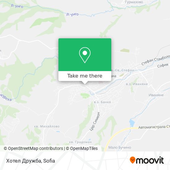 Хотел Дружба map