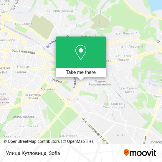 Карта Улица Кутловица