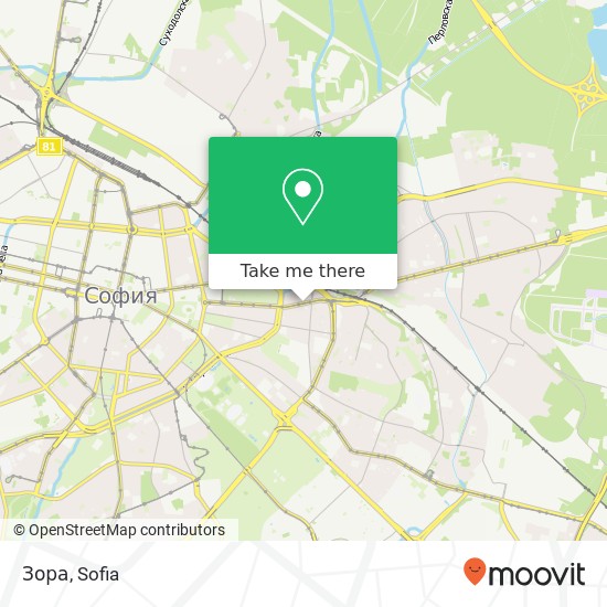 Зора map