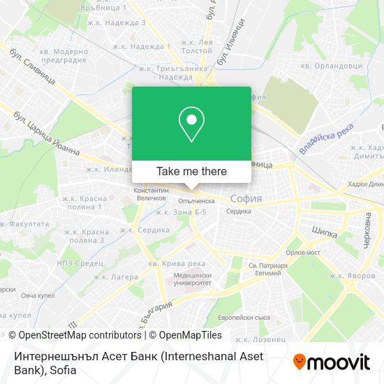 Карта Интернешънъл Асет Банк (Interneshanal Aset Bank)