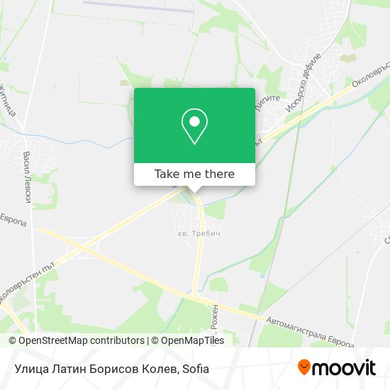 Улица Латин Борисов Колев map