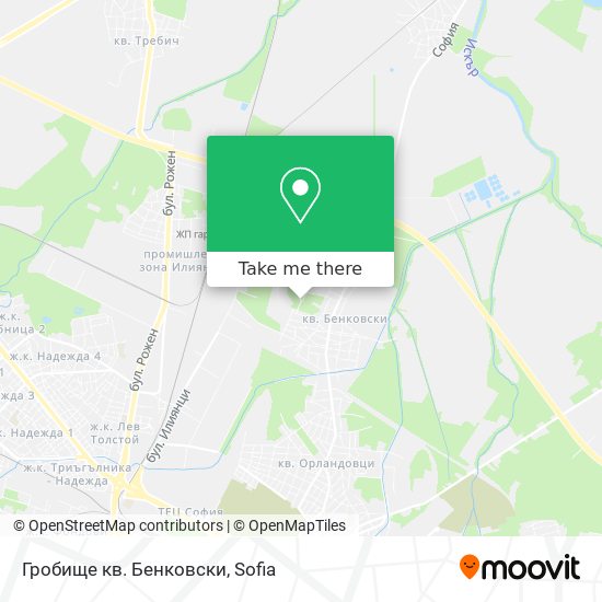 Гробище кв. Бенковски map
