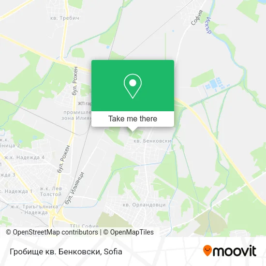 Карта Гробище кв. Бенковски