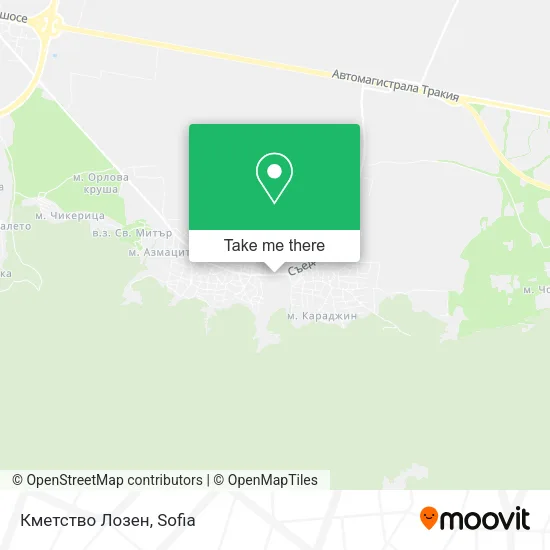 Карта Кметство Лозен