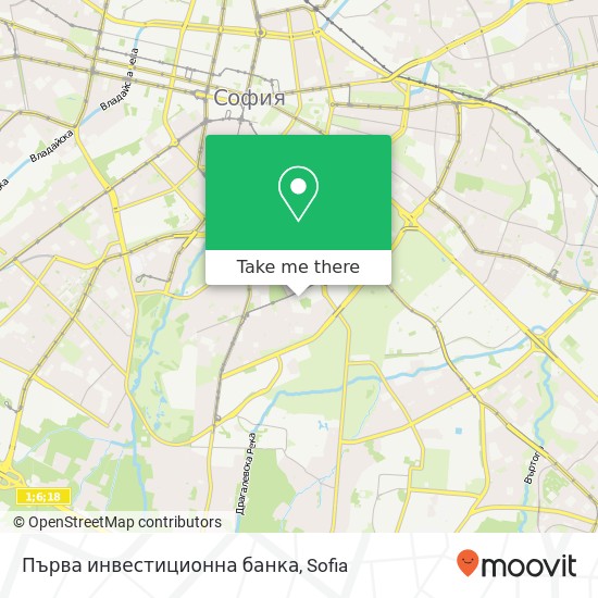 Първа инвестиционна банка map