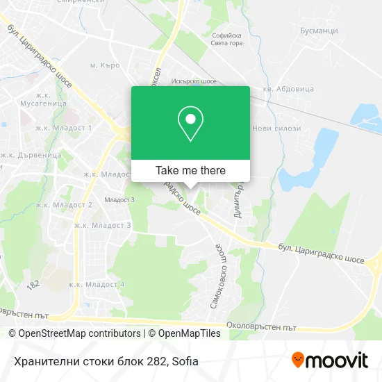 Карта Хранителни стоки блок 282