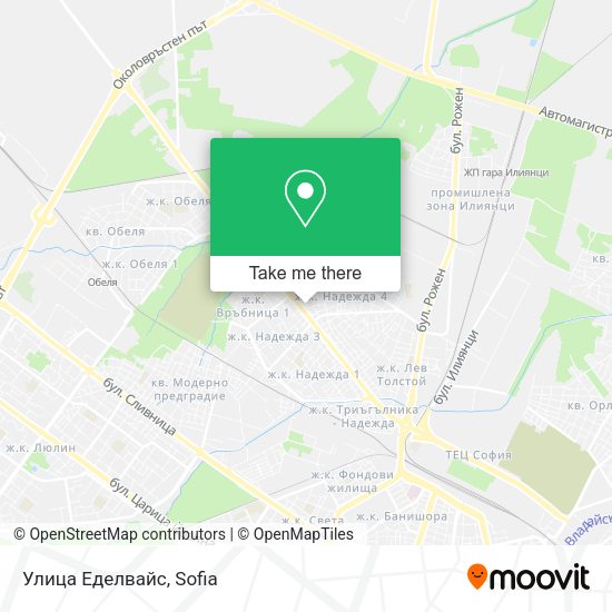 Карта Улица Еделвайс