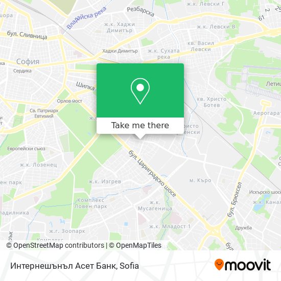 Интернешънъл Асет Банк map
