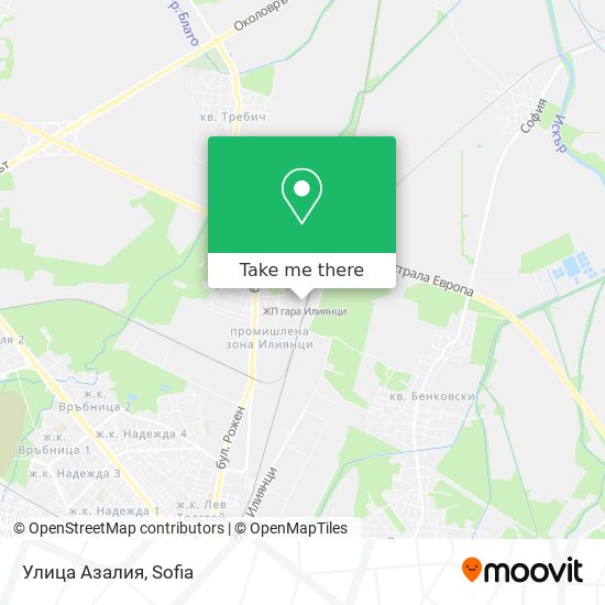 Улица Азалия map