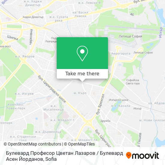 Булевард Професор Цветан Лазаров / Булевард Асен Йорданов map