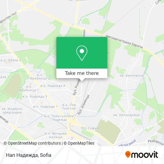 Нап Надежда map