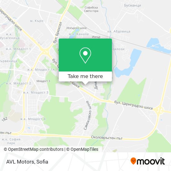 Карта AVL Motors