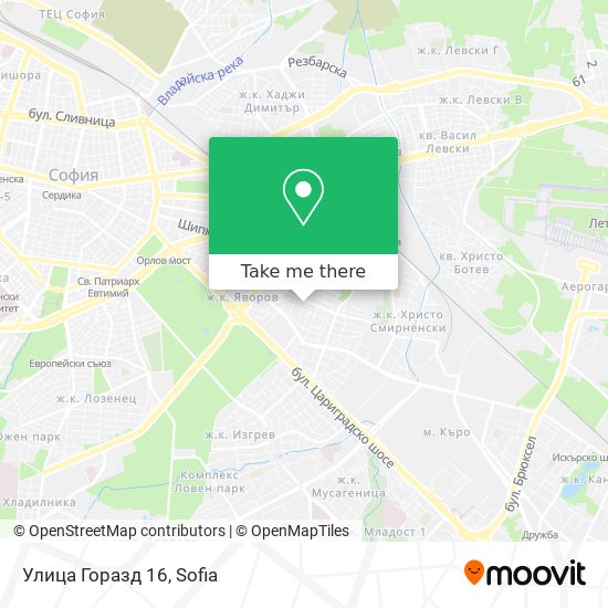 Улица Горазд 16 map