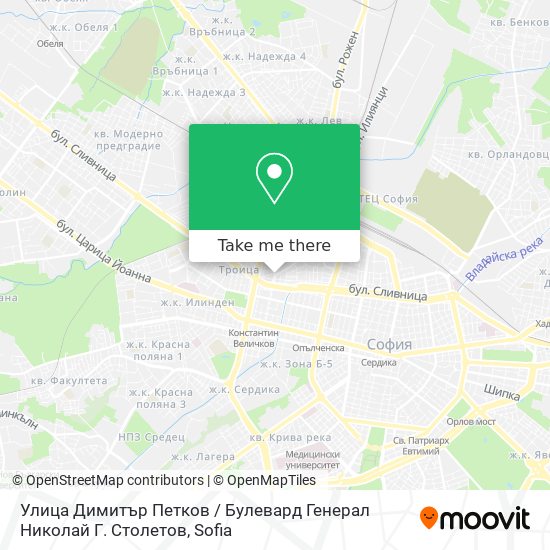 Улица Димитър Петков / Булевард Генерал Николай Г. Столетов map